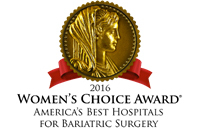 Women’s Choice Award- Best Hospitals for Bariatric Surgery for 2016