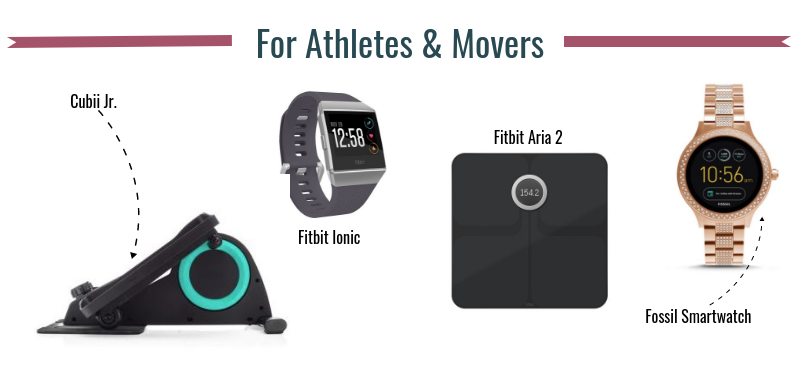 infographic of gadgets for athletes