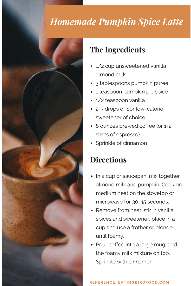 pumpkin spice latte recipe