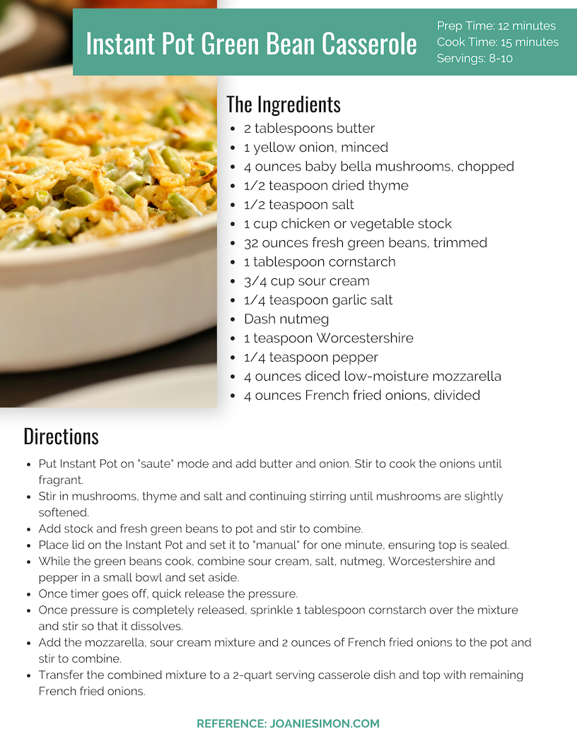 green bean casserole recipe