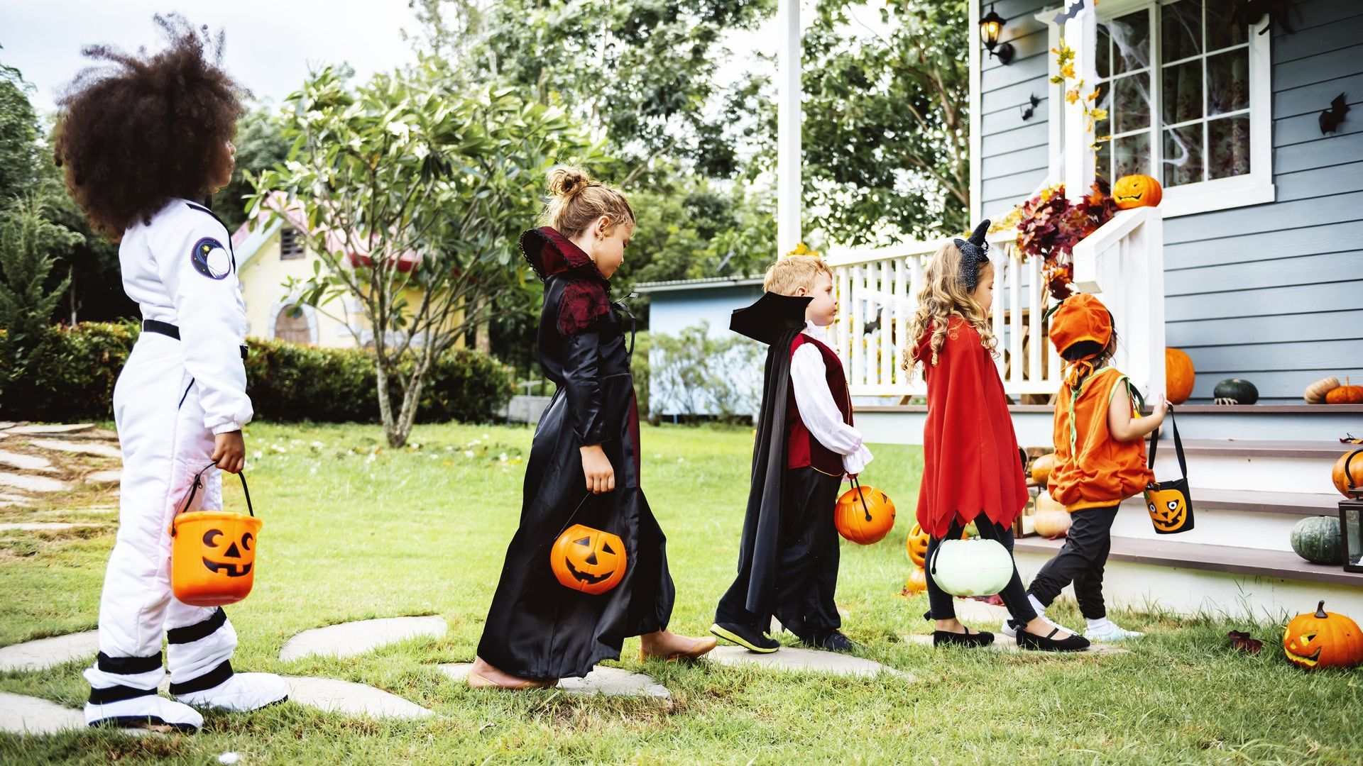 kids trick or treating