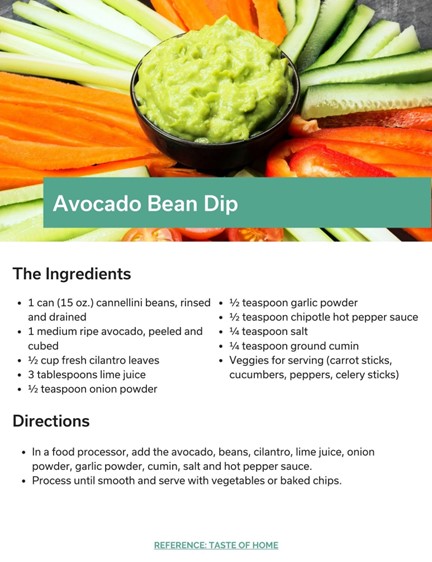 Avocado Bean Dip