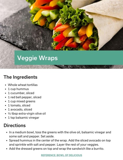 Veggie Wraps