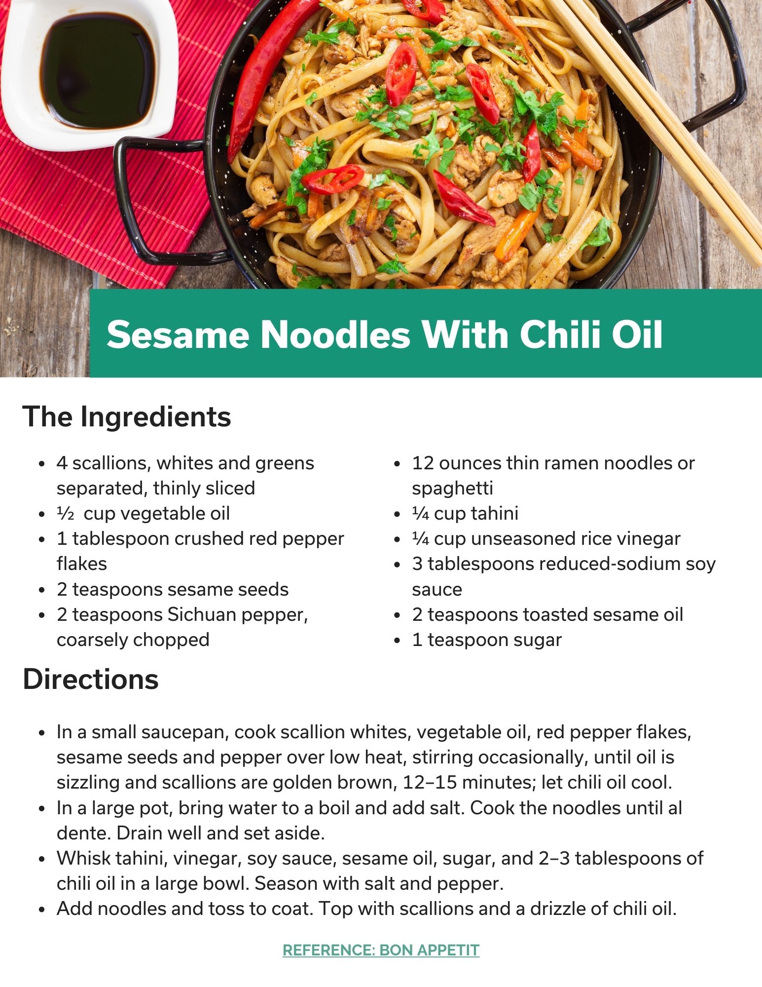 Sesame Noodles