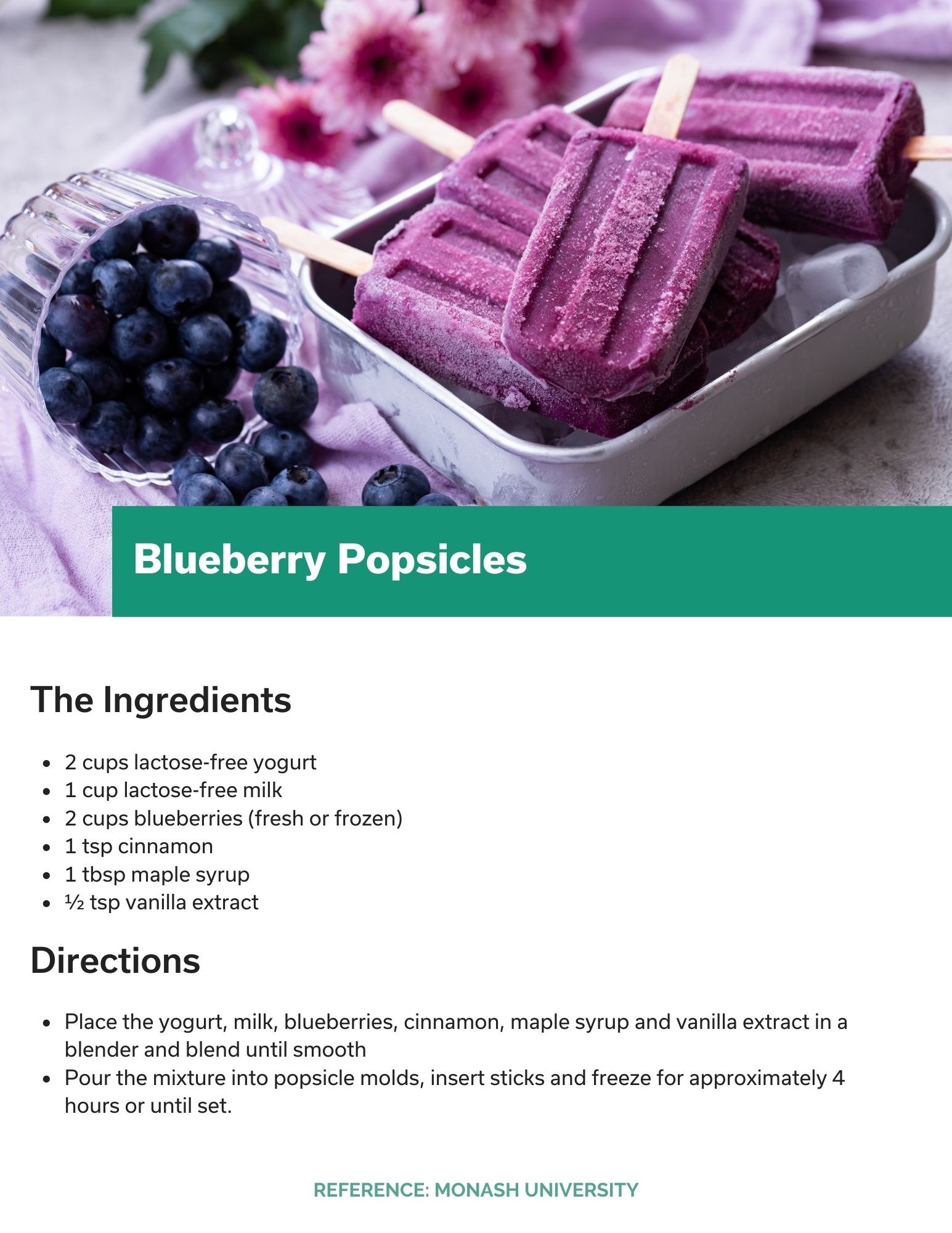 Blueberry Popsicles