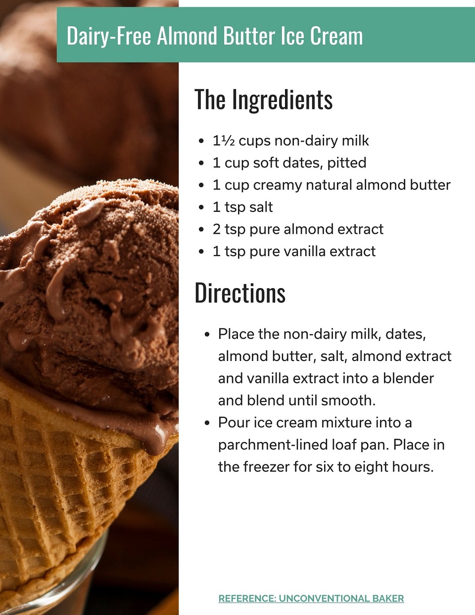 Almond Butter ice cream recipe