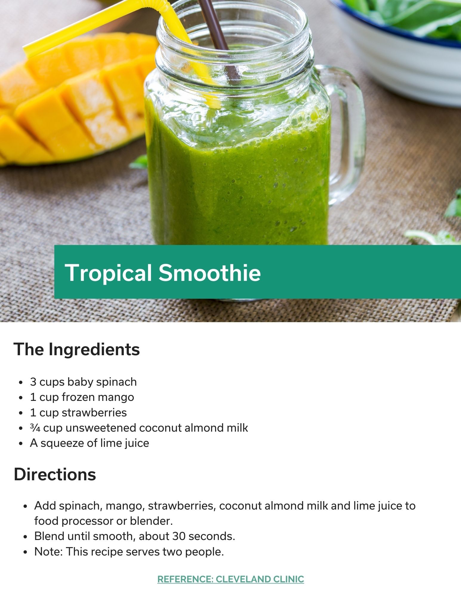 Tropical Smoothie recipe