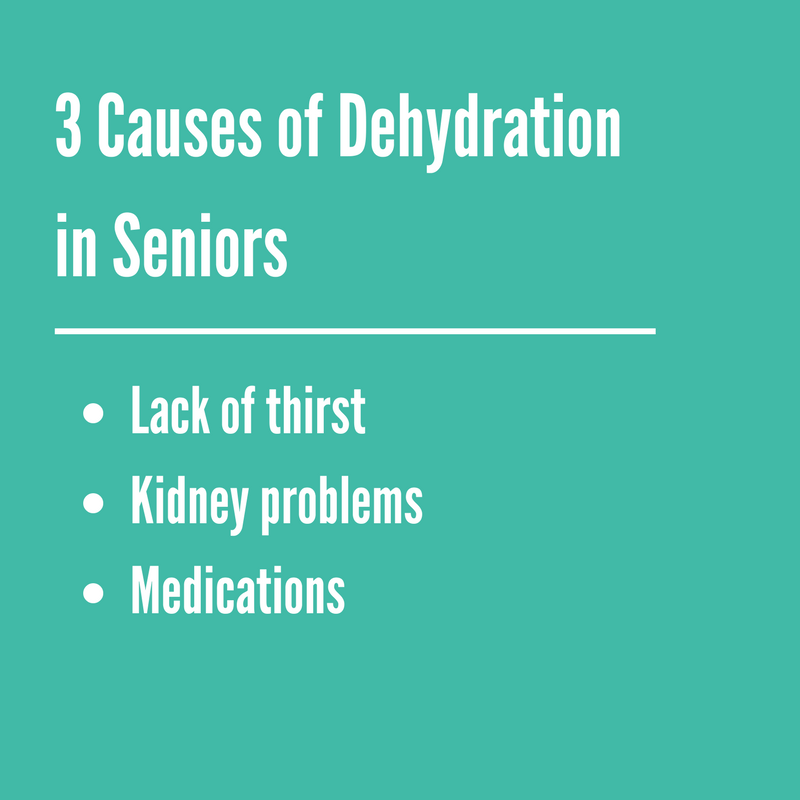 3 Causes of Dehydration in Seniors