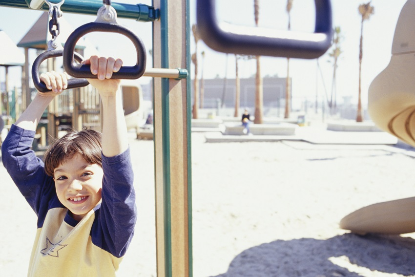 Kid on Playground